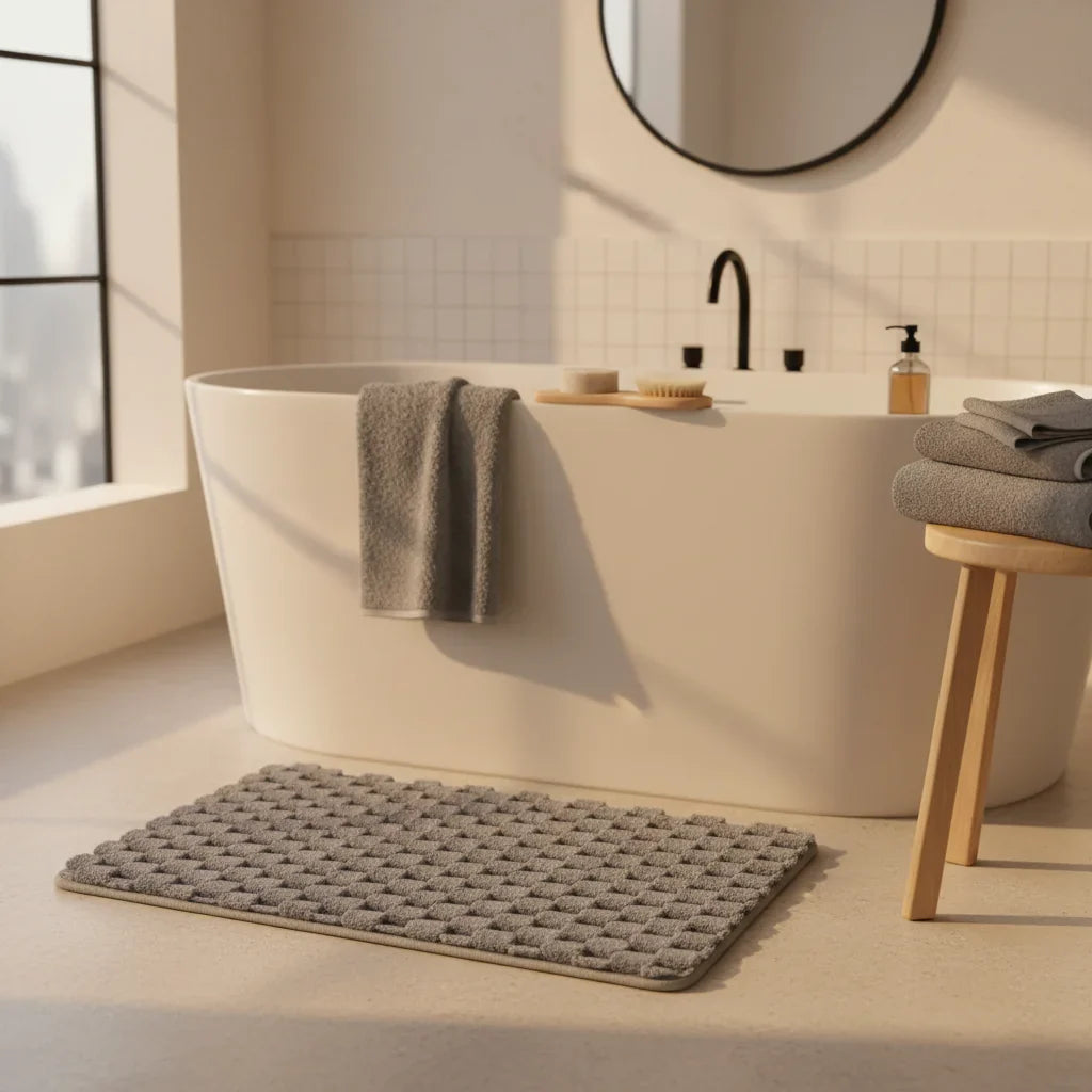 Ultra Soft Bath Mat - size comparison