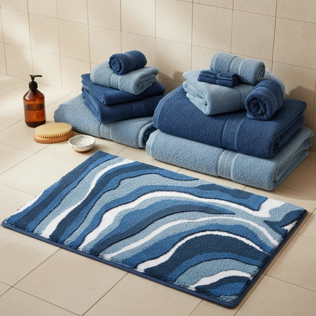 Vague Bath Mat - care instructions