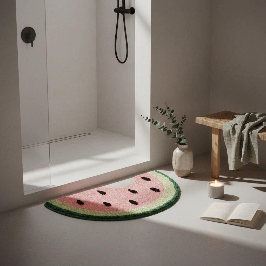 Watermelon Bath Mat - lifestyle photo