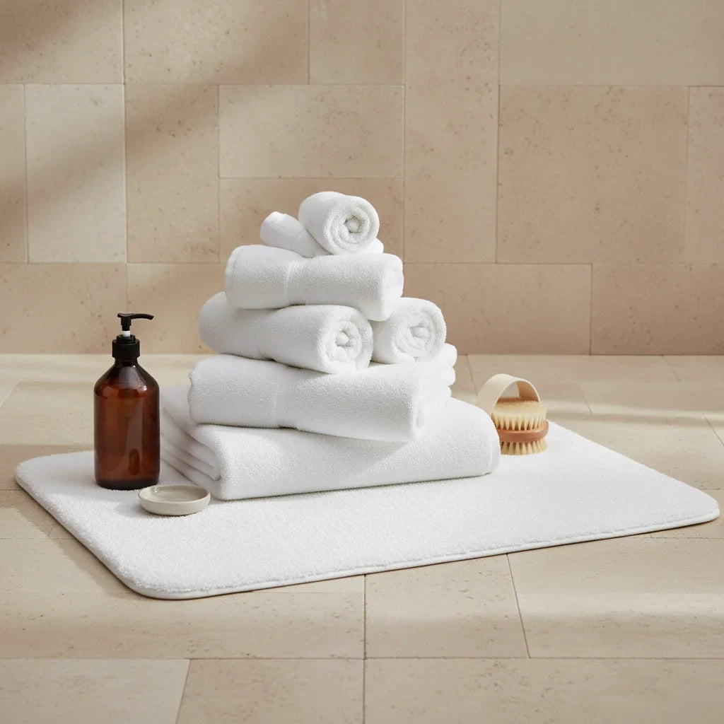 White Thick Bath Mat - view 10