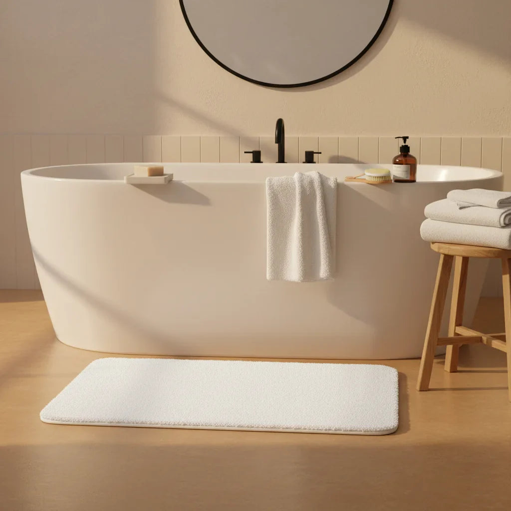 White Thick Bath Mat - view 11