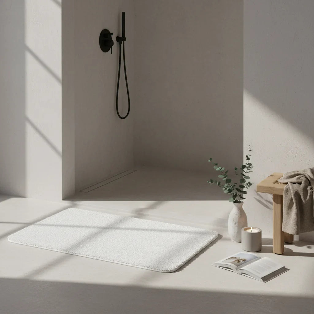 White Thick Bath Mat - view 9