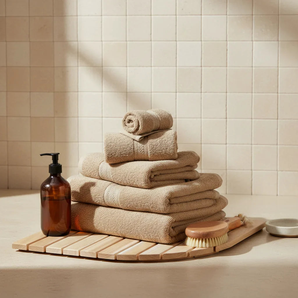 Wood Bath Mat - lifestyle photo