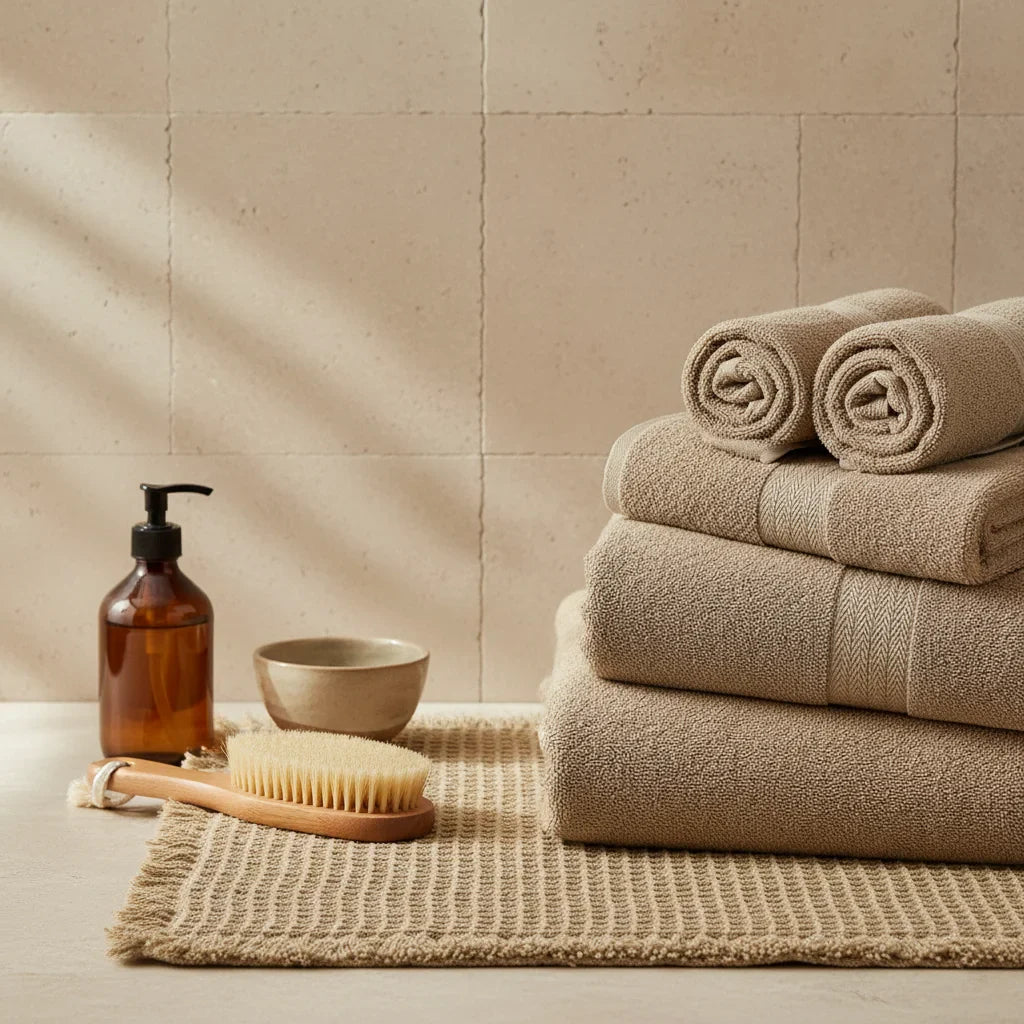 Woven Bath Mat - close-up texture