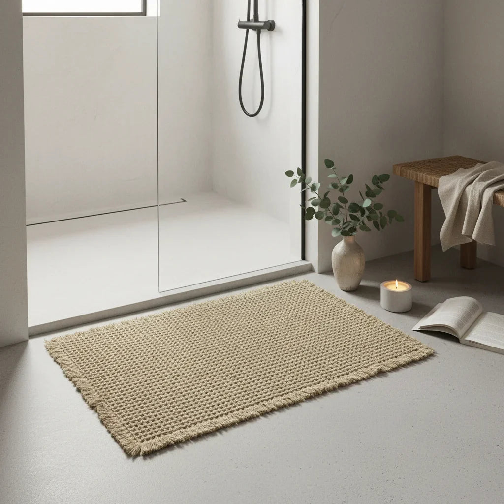 Woven Bath Mat - lifestyle photo