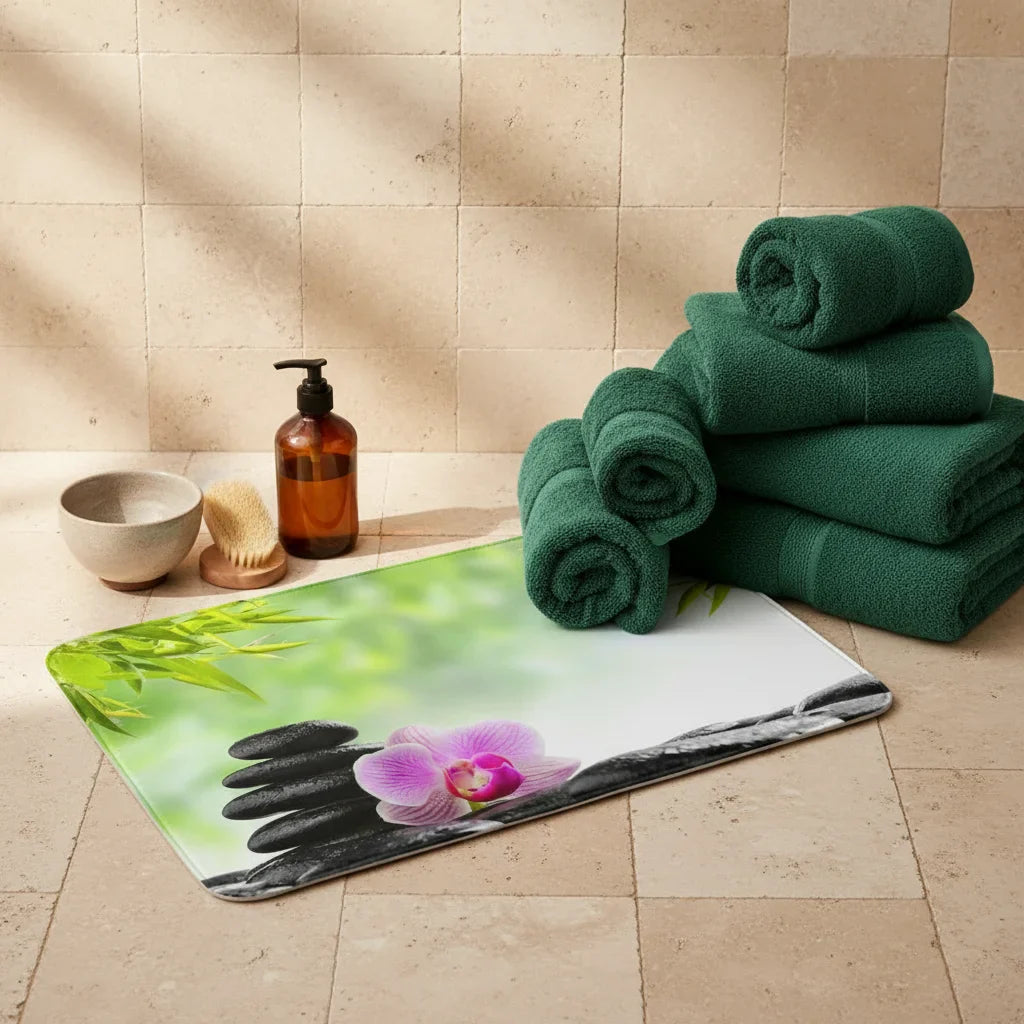 Zen Bath Mat - close-up texture