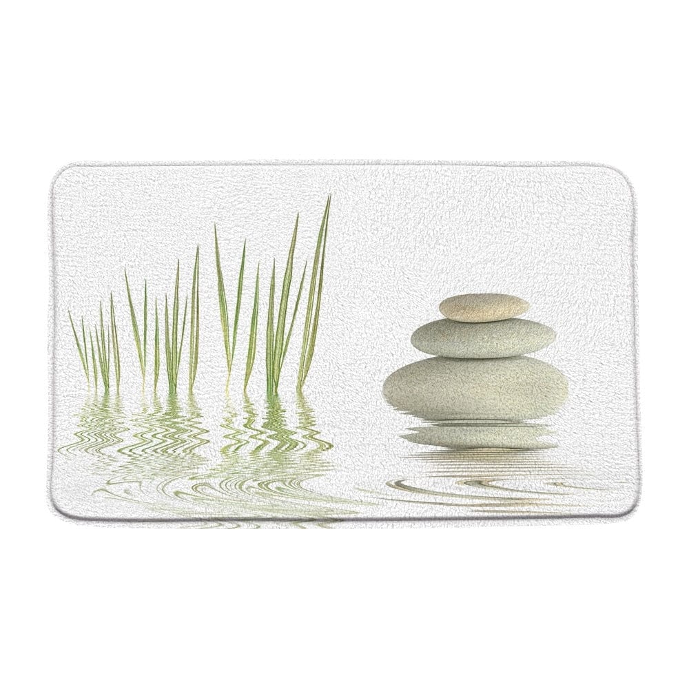 Zen Bathroom Rug - close-up texture